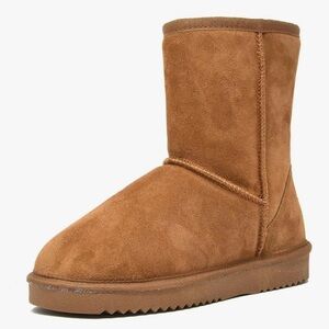 DREAM PAIRS Women's Mid Calf Winter Snow Boots - 10